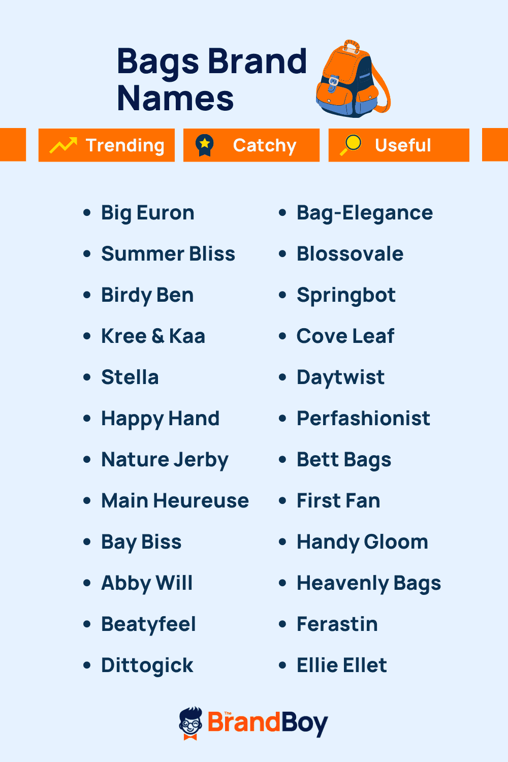 Purse company names sales